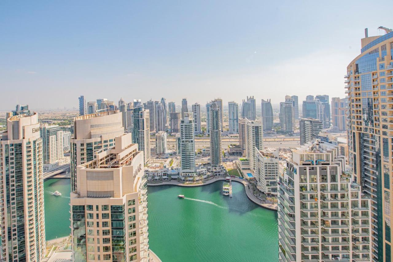 Nasma Luxury Stays- Majestic Marina Views, Lavish 4Br Getaway In Jbr Dubaj Zewnętrze zdjęcie